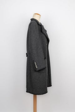 Chanel Grey Wool Coat, 2015