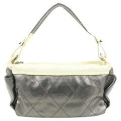 Borsa Chanel Biarritz Grigio x Avorio 50ck224s