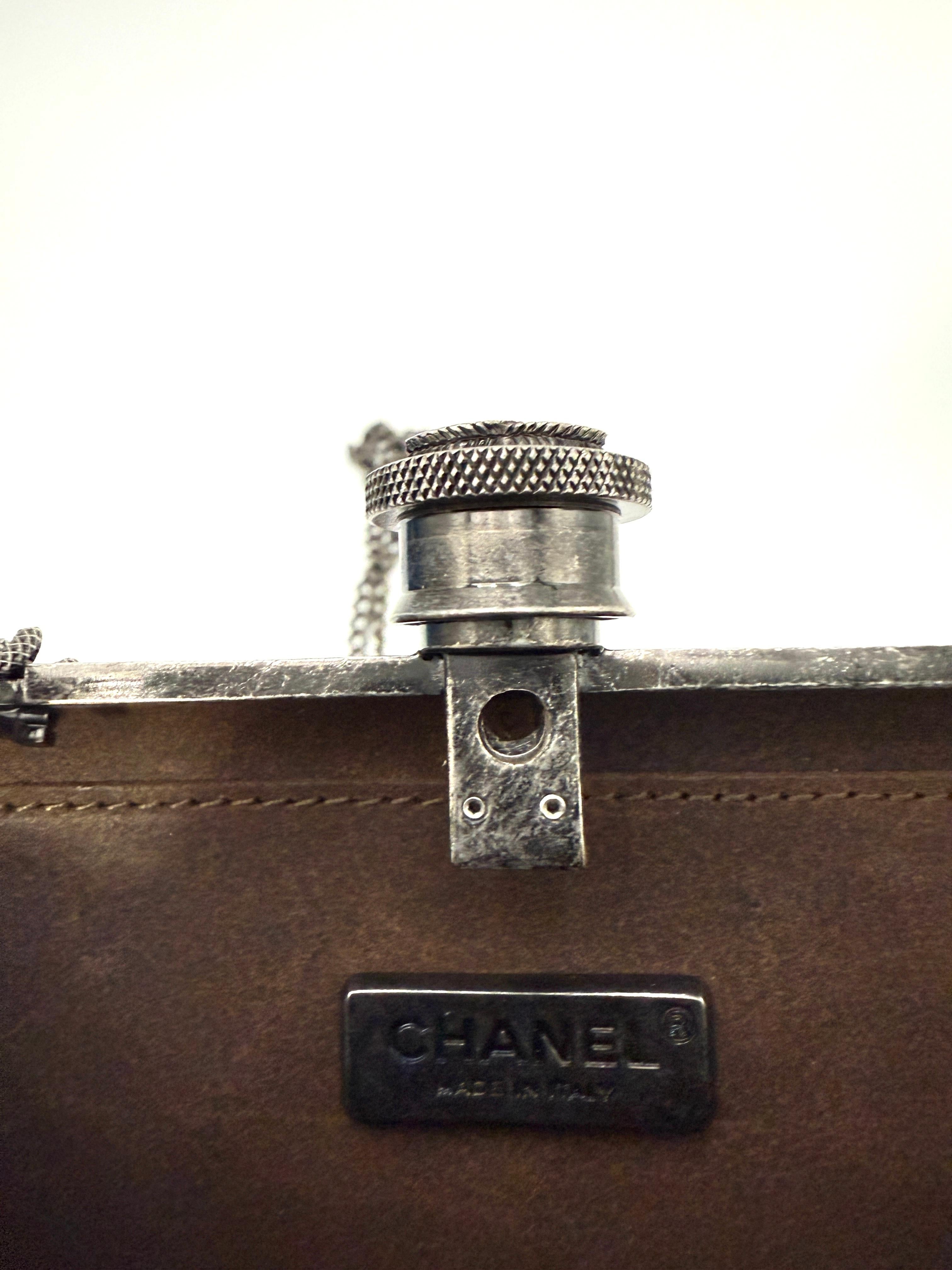 Chanel Grid Cage Minaudière Bag - Collectional Paris-Edinburgh en vente 5