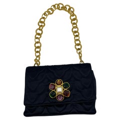 Chanel Gripoix and Satin Evening Bag