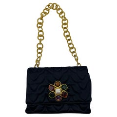 Chanel Gripoix and Satin Evening Bag