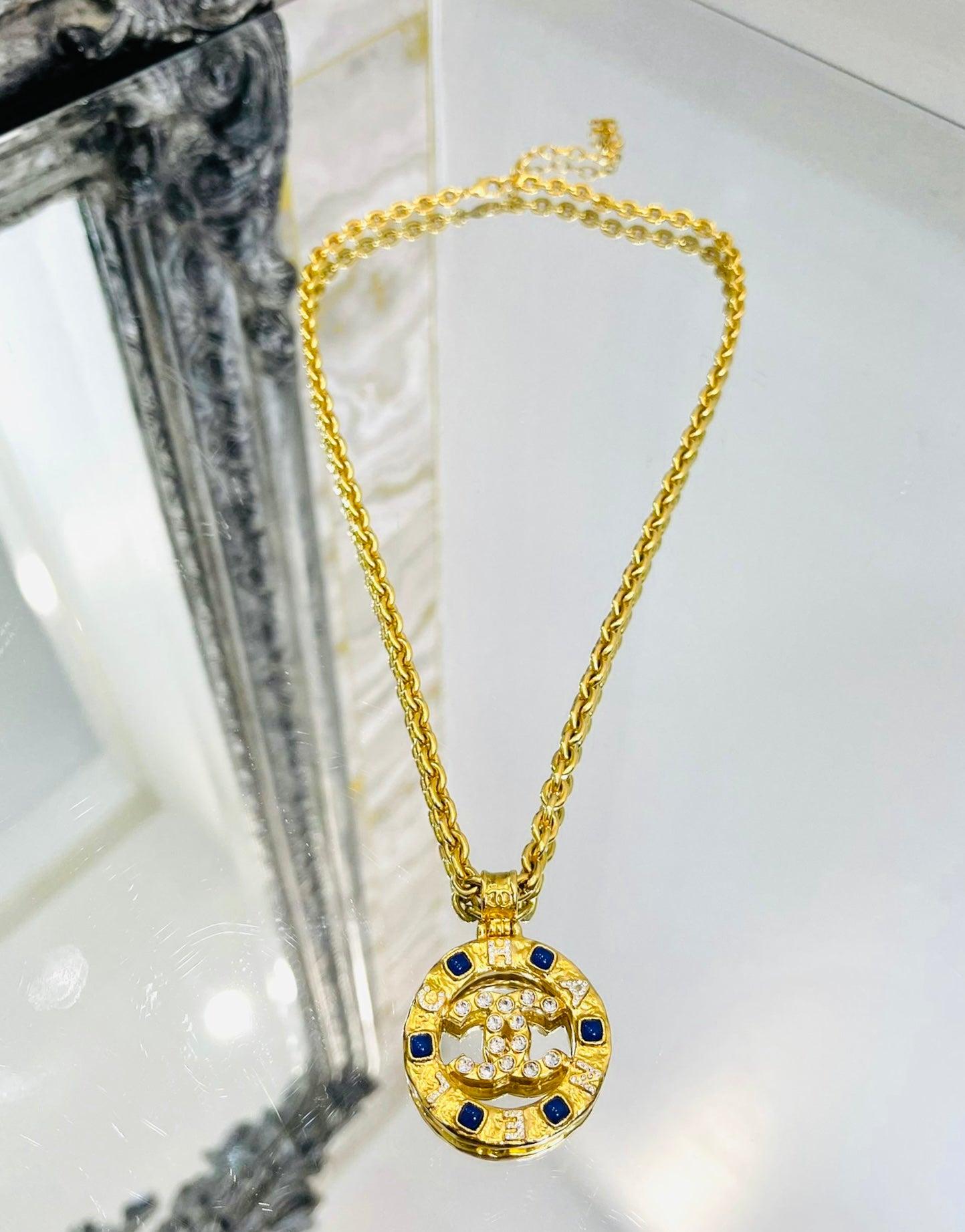 chanel symbol necklace