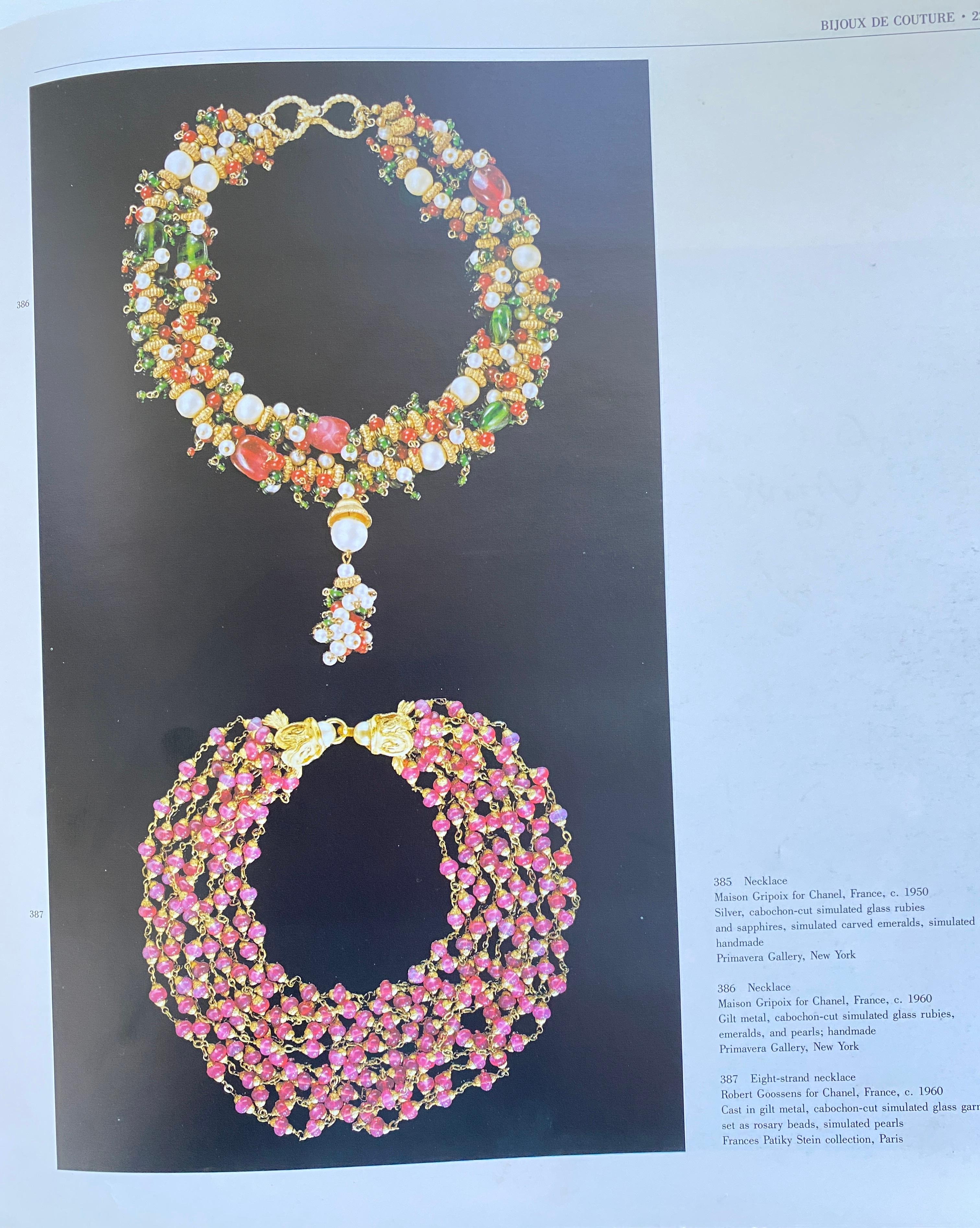 Chanel - Collier Mogul Gripoix 1960 en vente 13