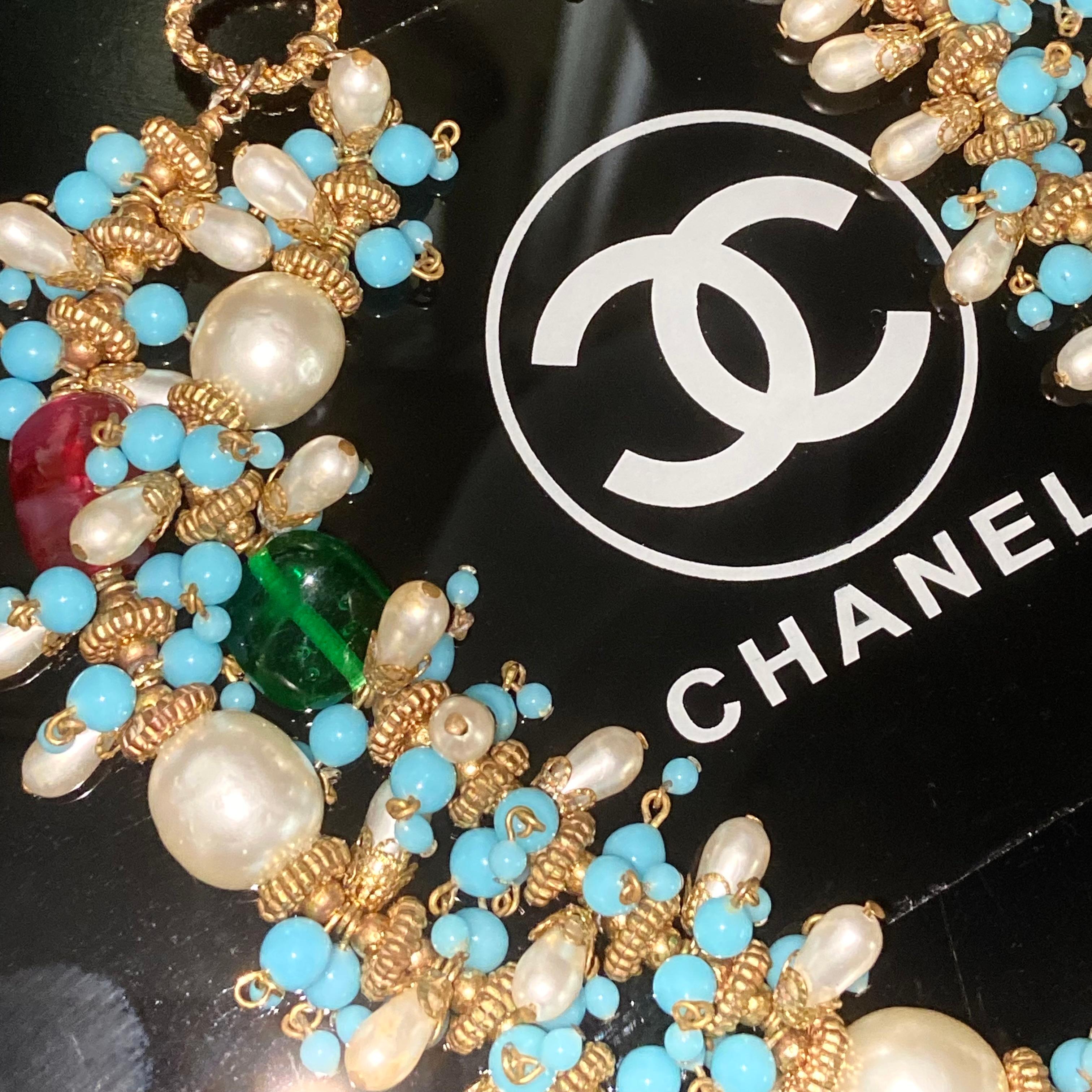 Chanel - Collier Mogul Gripoix 1960 en vente 3