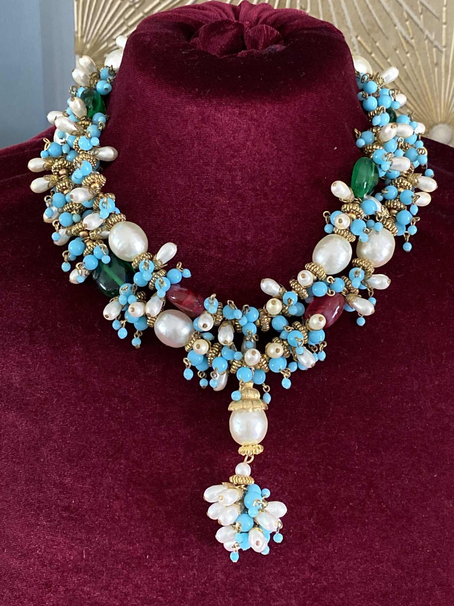 Chanel - Collier Mogul Gripoix 1960 en vente 6