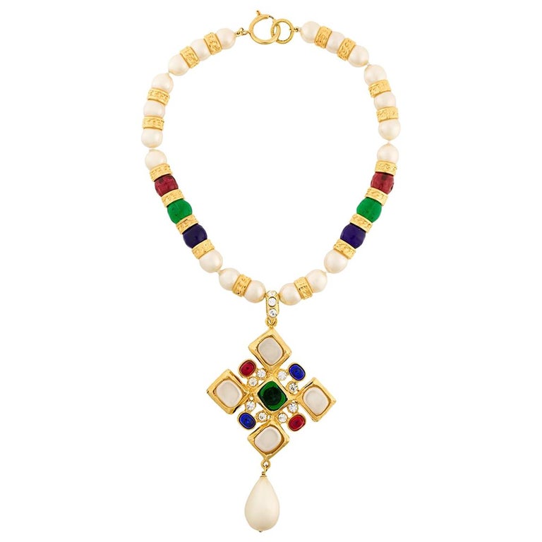Gripoix necklace Chanel Gold in Metal - 30930221