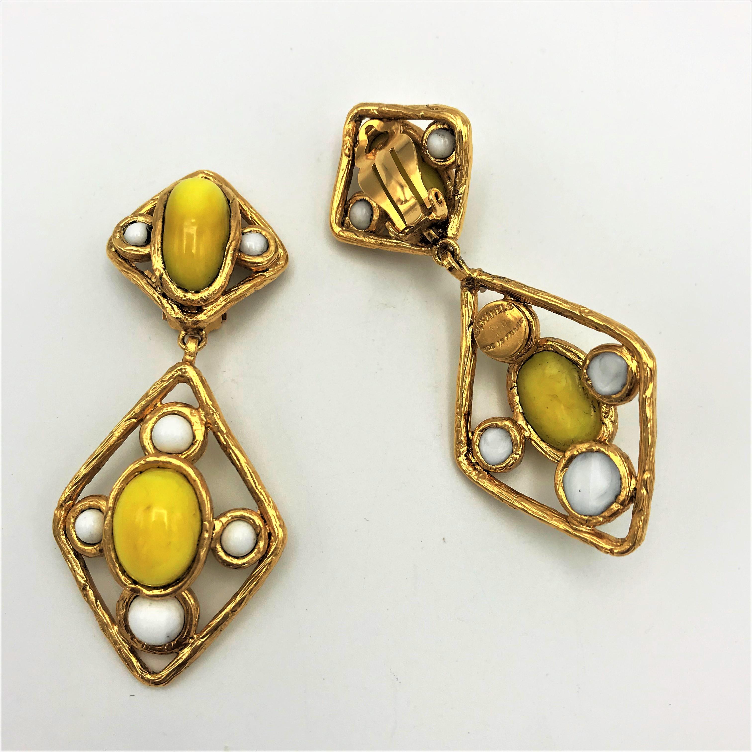 house of harlow 1960 glass earrings