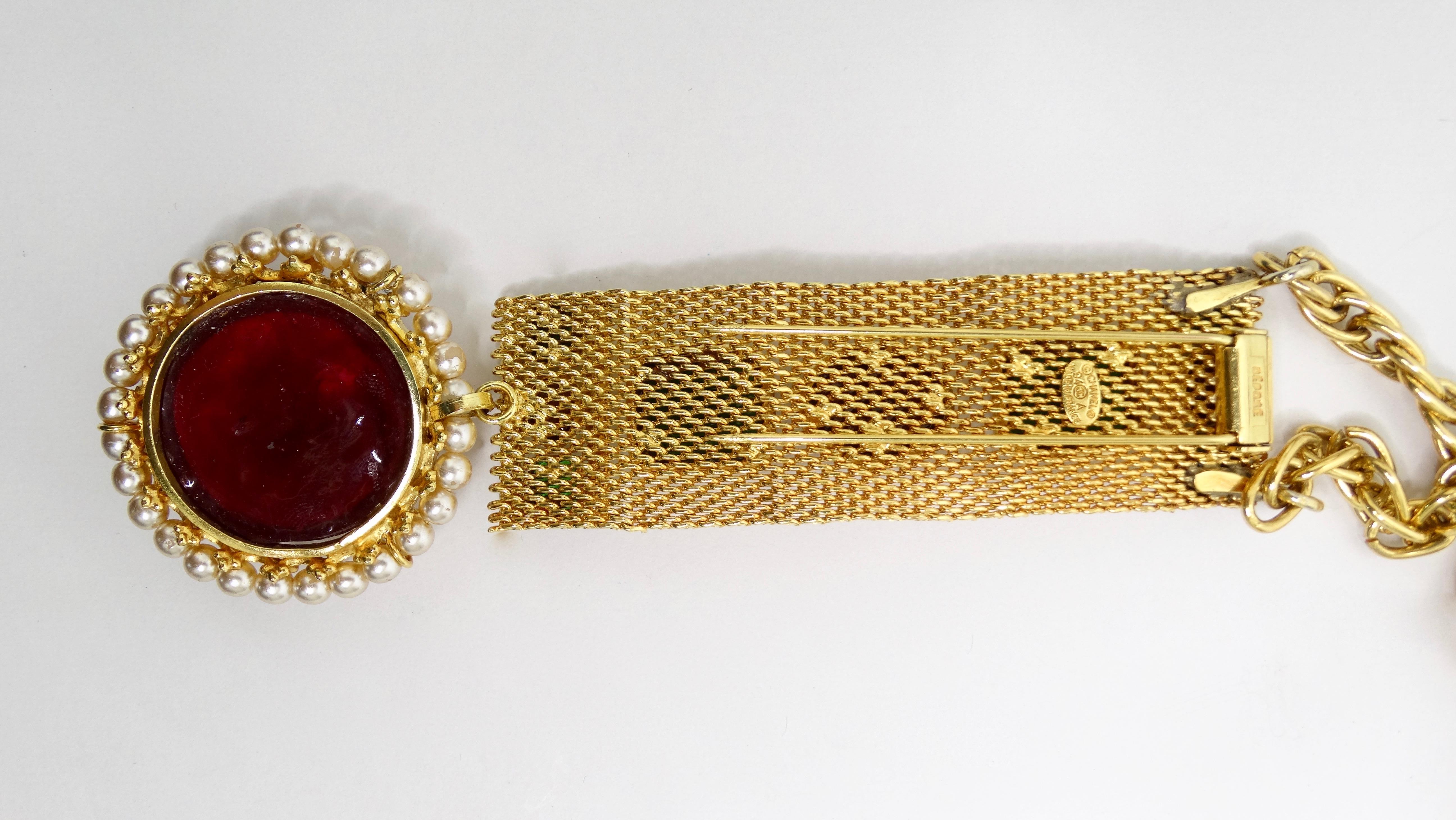 Chanel Gripoix Pendant Necklace Autumn 1994 2