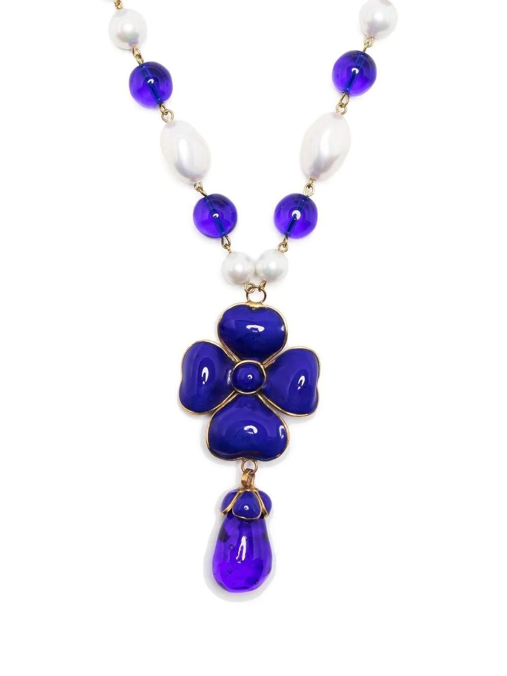 royal blue cartier necklace