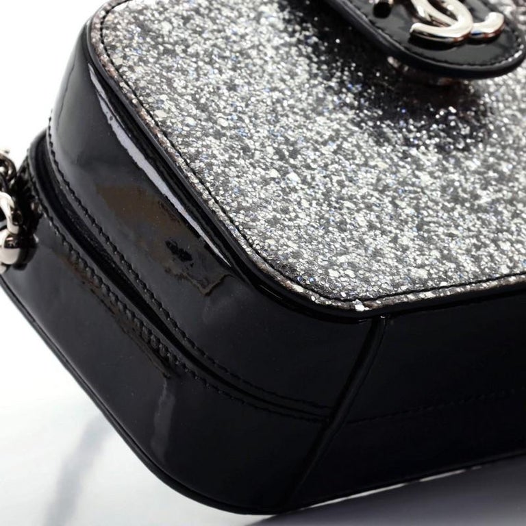 Chanel Ground Control Camera Case Bag Glittered PVC with Patent Mini at  1stDibs