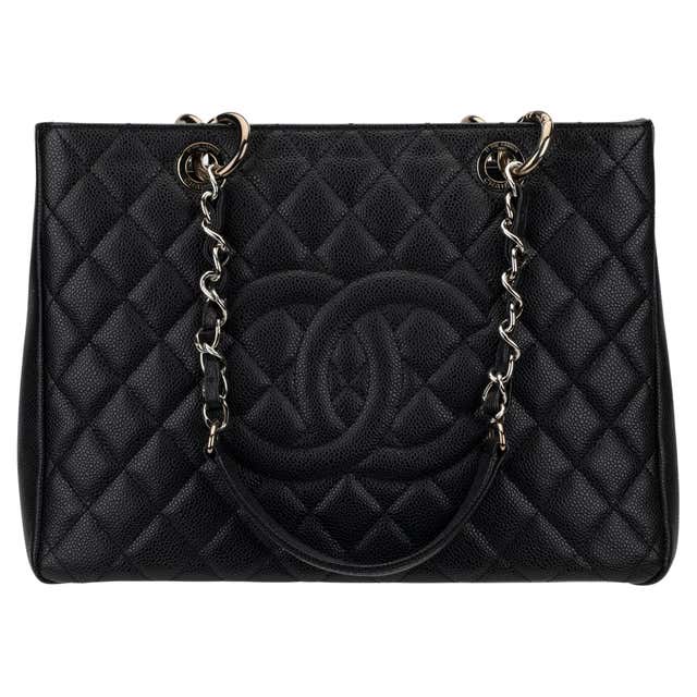 Chanel Small Crochet Shopping Tote For Sale at 1stDibs