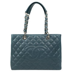 Chanel, GST in blue leather