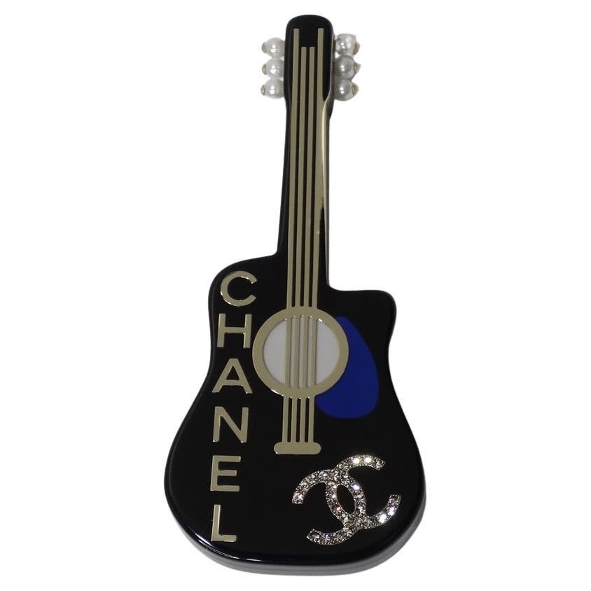 Chanel Guitar Brooch For Sale at 1stDibs