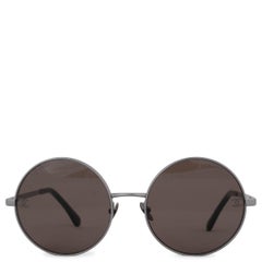 CHANEL gunmetal ROUND Sunglasses 4268