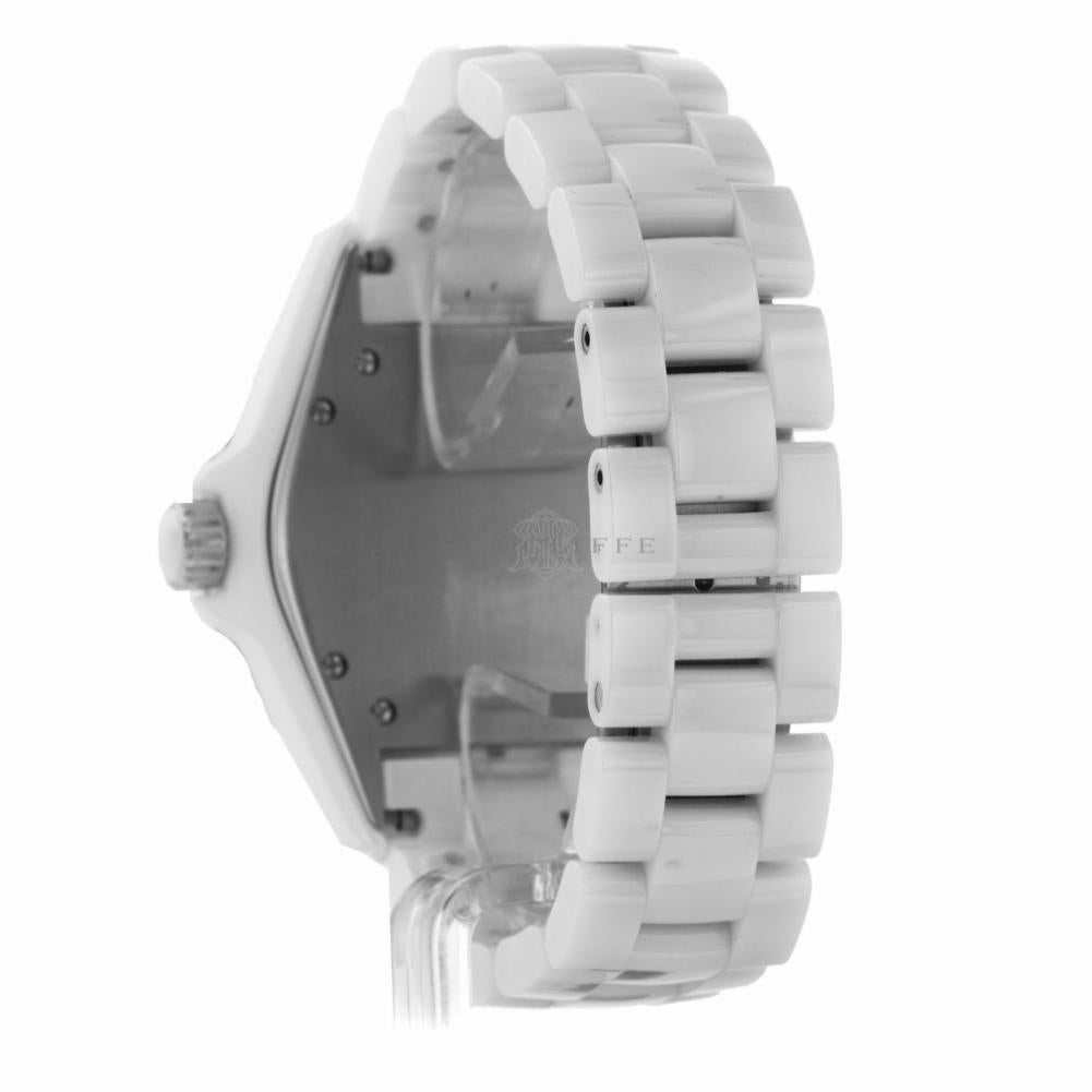 Women's Chanel H0969 J12 White Ceramic Diamond Bezel Swiss Automatic Movement Watch
