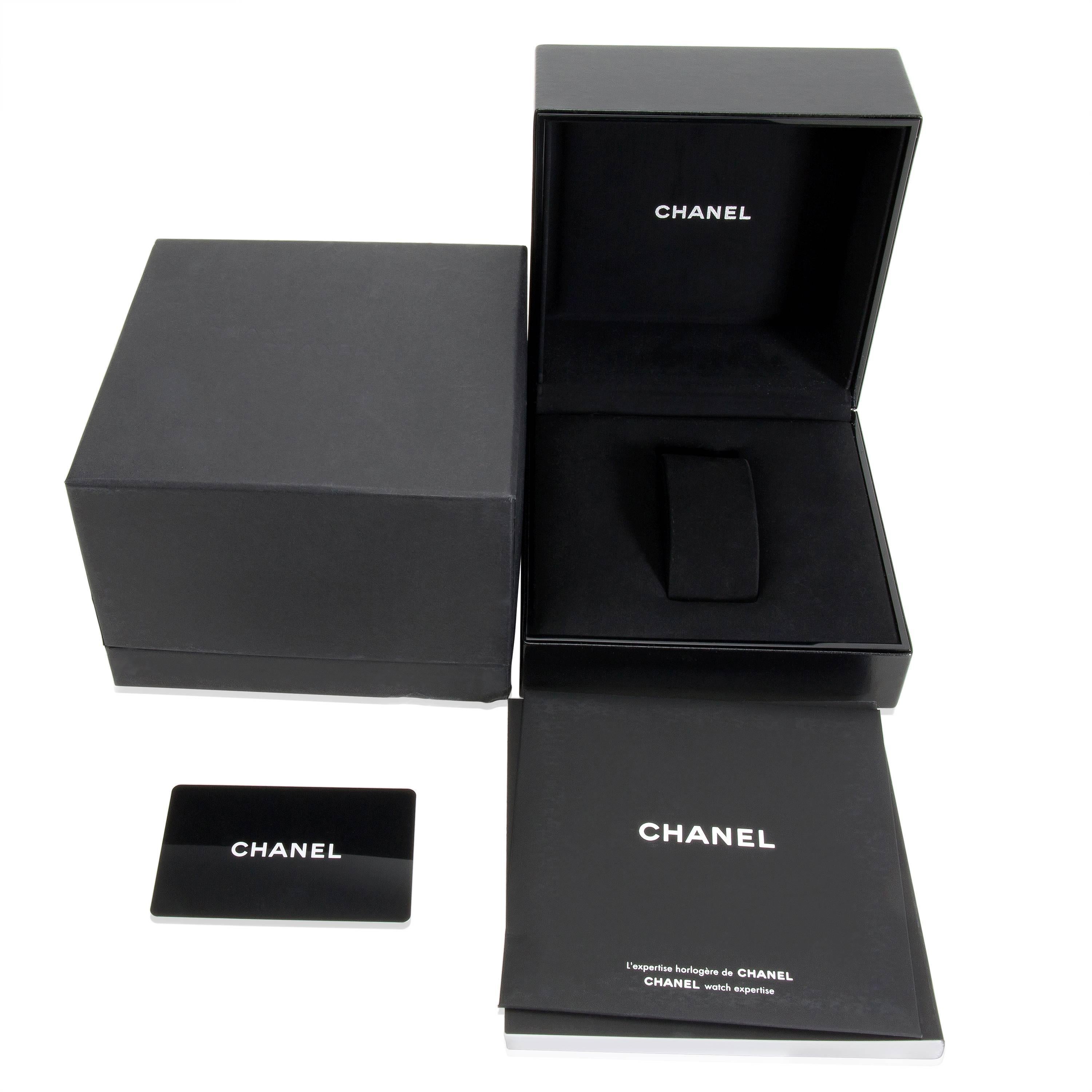 Chanel H3401 Women's Watch in Titanium In Excellent Condition In New York, NY