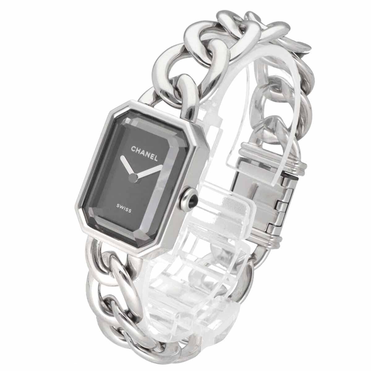 ■ Numéro d'article : 24421014
■ Prix de détail : 830 500 JPY (taxes comprises)
■ Marque : CHANEL
■ Nom du produit : Chaîne métallique Premier, H7018 
■ Matière : Acier inoxydable, Onyx Cabochon
■ Circonférence : Environ 18cm / 7.08in
■ Largeur de la