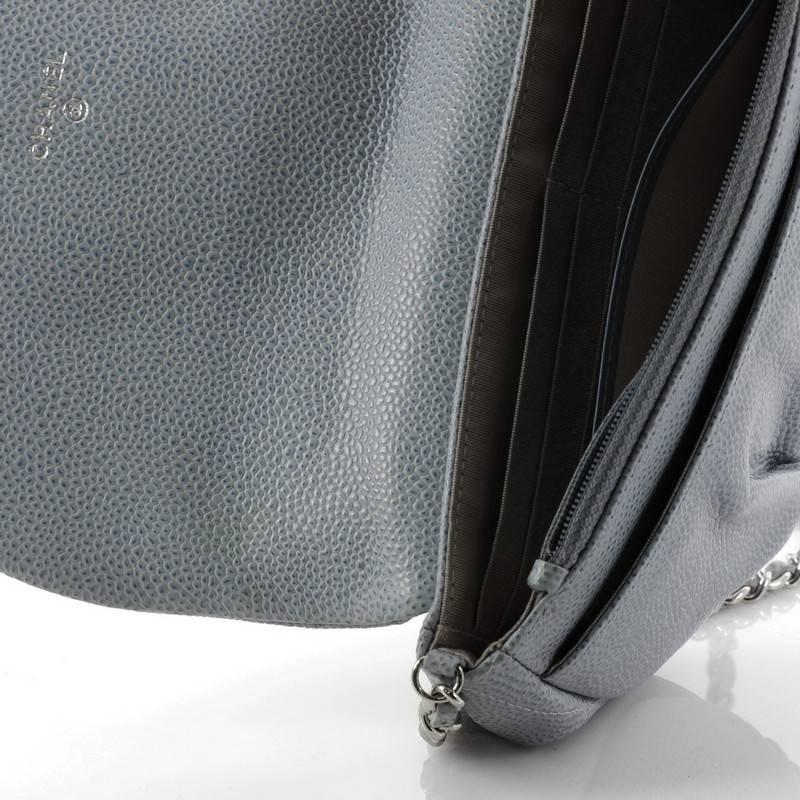 Chanel Half Moon Wallet on Chain Caviar 1