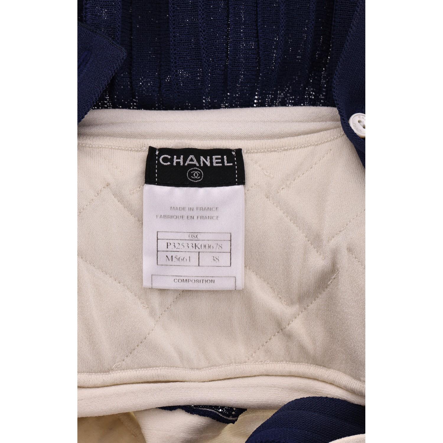 Chanel - Vestito con aletta e cardigan con bolero in vendita 4