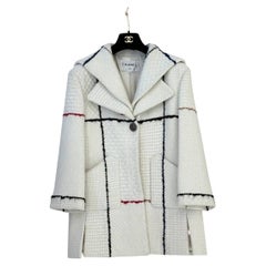 Chanel Hamburg Metiers D'Art Runway Tweed Jacket Coat Sz 40
