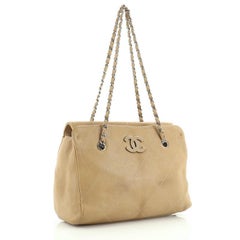 Chanel Hamptons Shopping Tote Quilted Calfskin Small