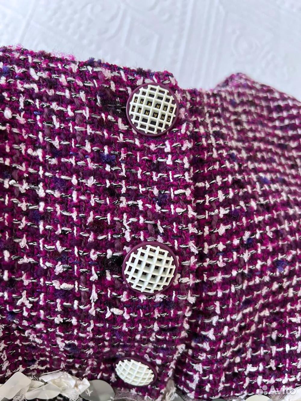 Chanel Hand Embellished Tweed Coat and Dress Set 3