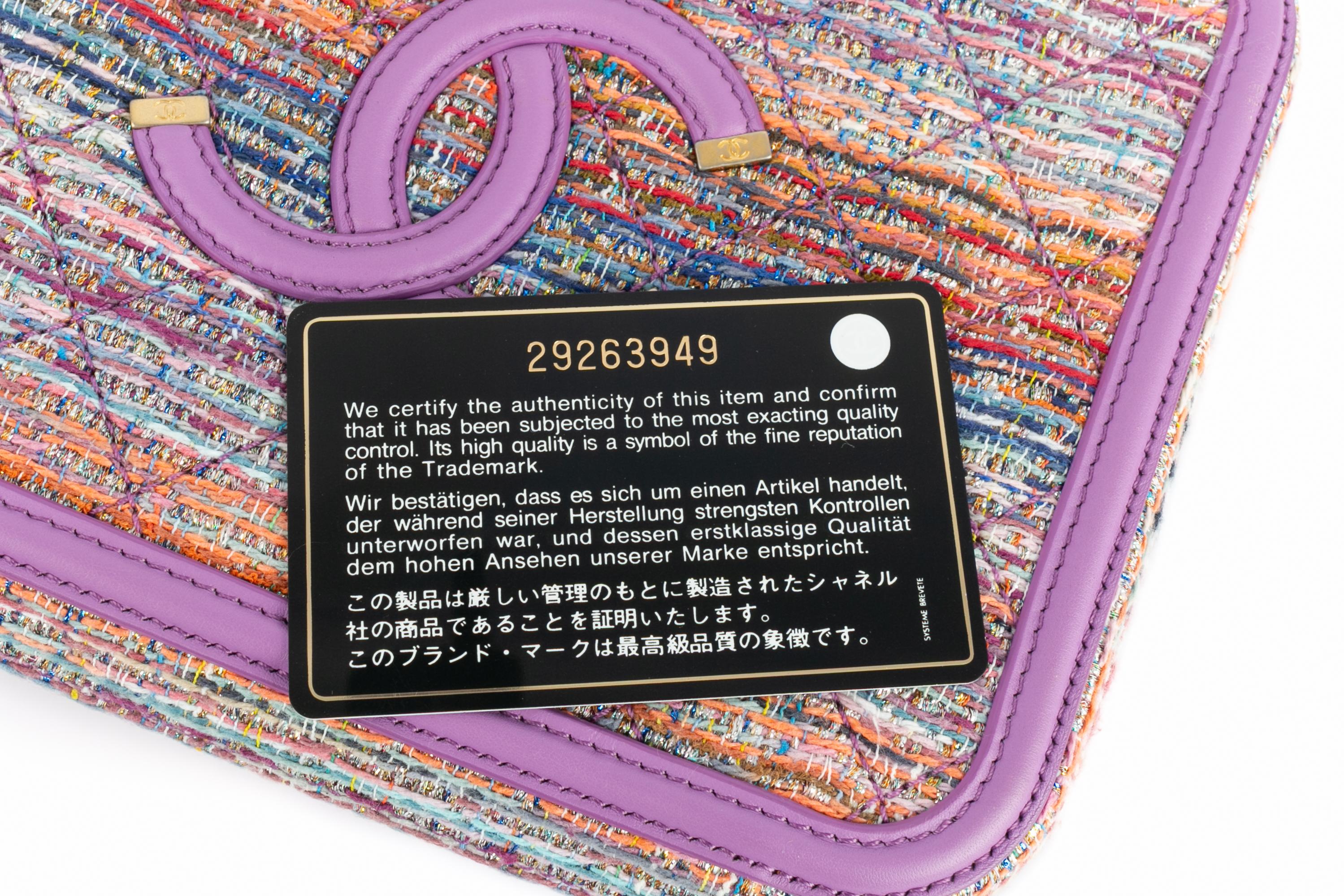 Chanel handbag CC Filigree Vanity 2019 For Sale 10