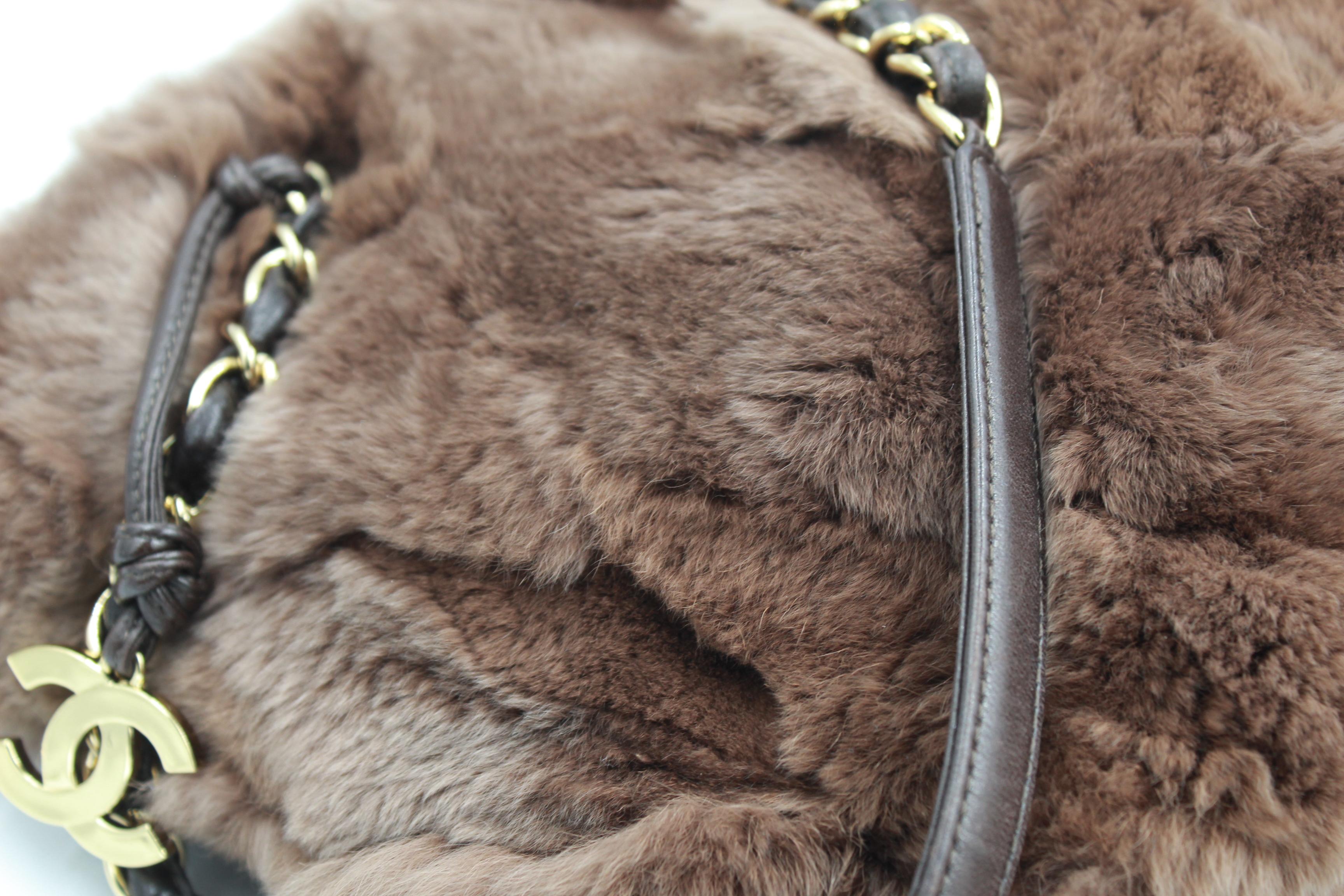 fur chanel bag