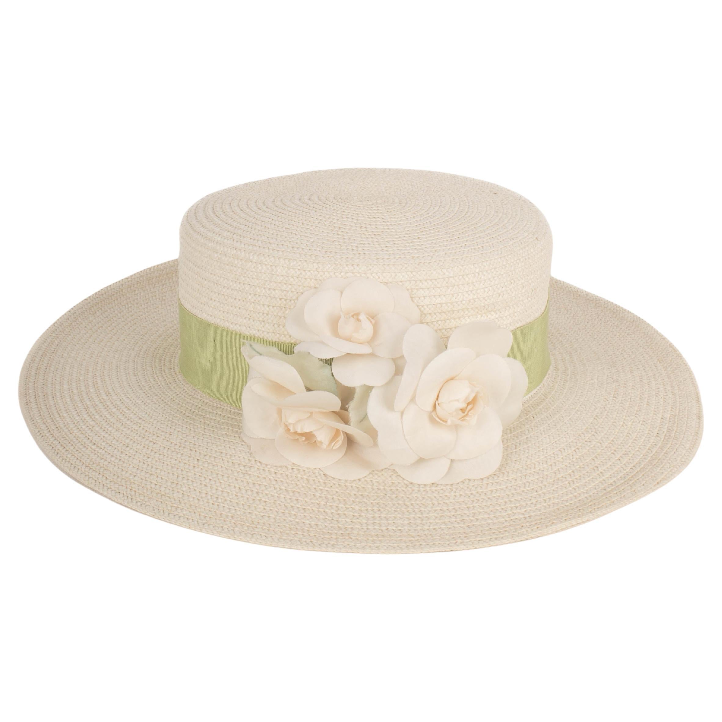 Cappello Chanel stile paglietta (Attribuito a)