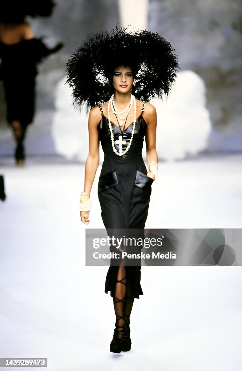 Chanel Haute Couture 1992 Kleid Damen im Angebot