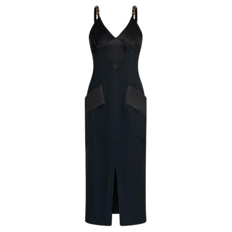 diy white and gold dresser Chanel Boutique Black Wool Coat Dress with Gold Chanel Buttons
