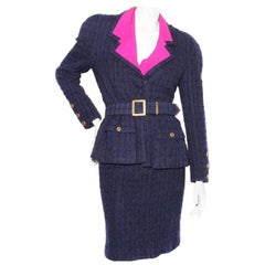 Vintage Chanel Haute Couture 3 Piece Suit