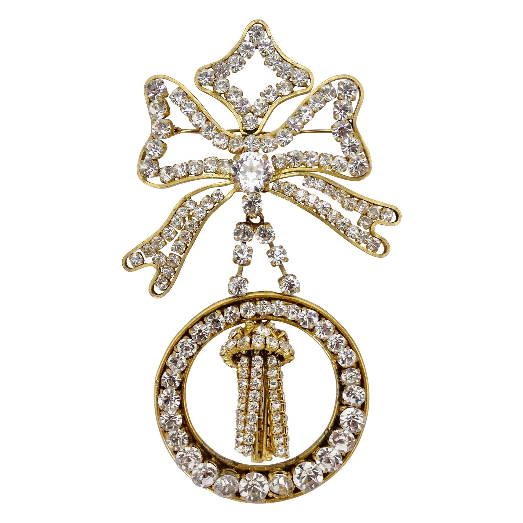 Chanel 1980s Haute Couture Statement Brooch 
