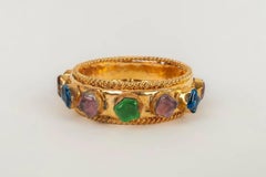 Chanel Haute Couture Bracelet in Gilded Metal