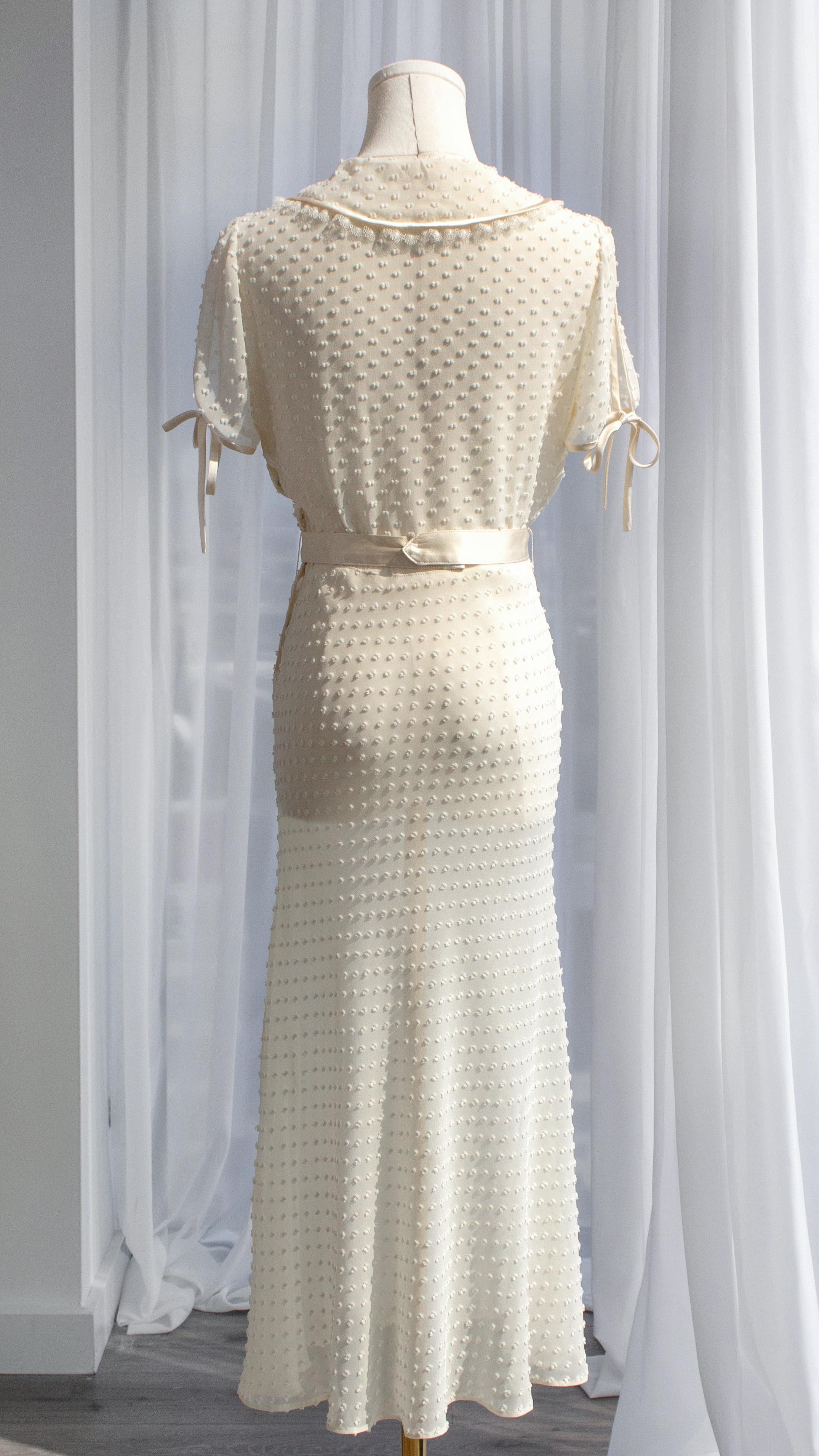 Chanel Haute Couture Cafe Society Screen Worn Kristen Stewart Off-White Dress 10