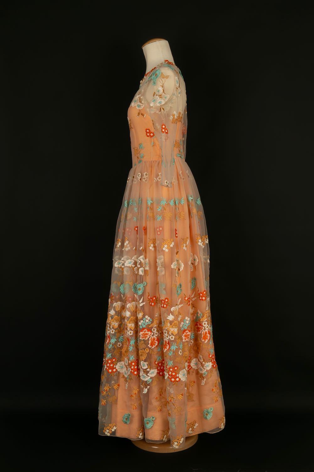 Women's Chanel Haute Couture Dress Spring 1972 For Sale