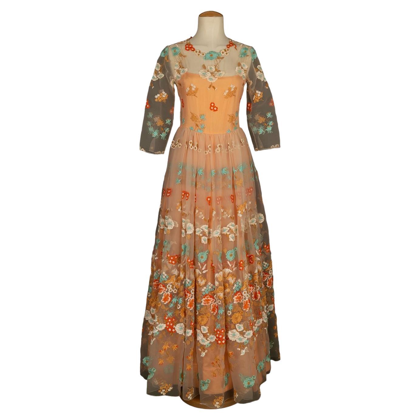 Chanel Haute Couture Dress Spring 1972 For Sale