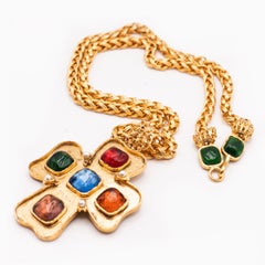 Chanel Haute Couture Byzantine Cross by Gripoix