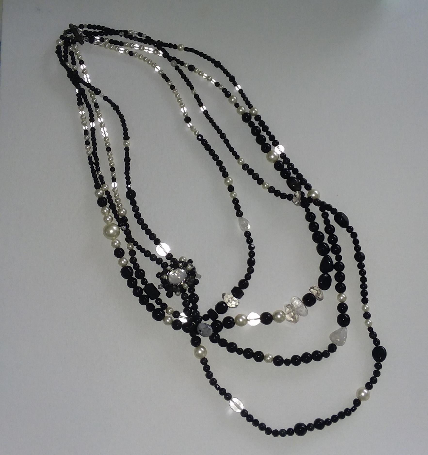 Chanel Haute Couture Semi Precious Necklace FW 2006 For Sale 8