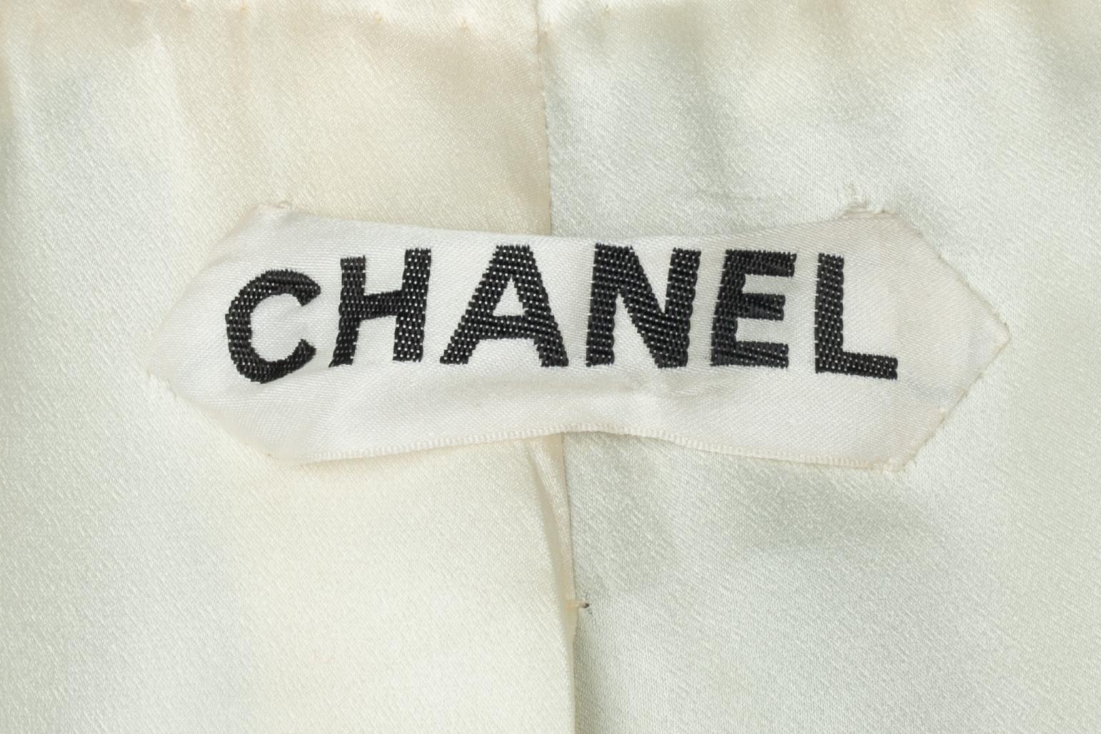 Chanel Haute Couture tweed jacket en venta 7