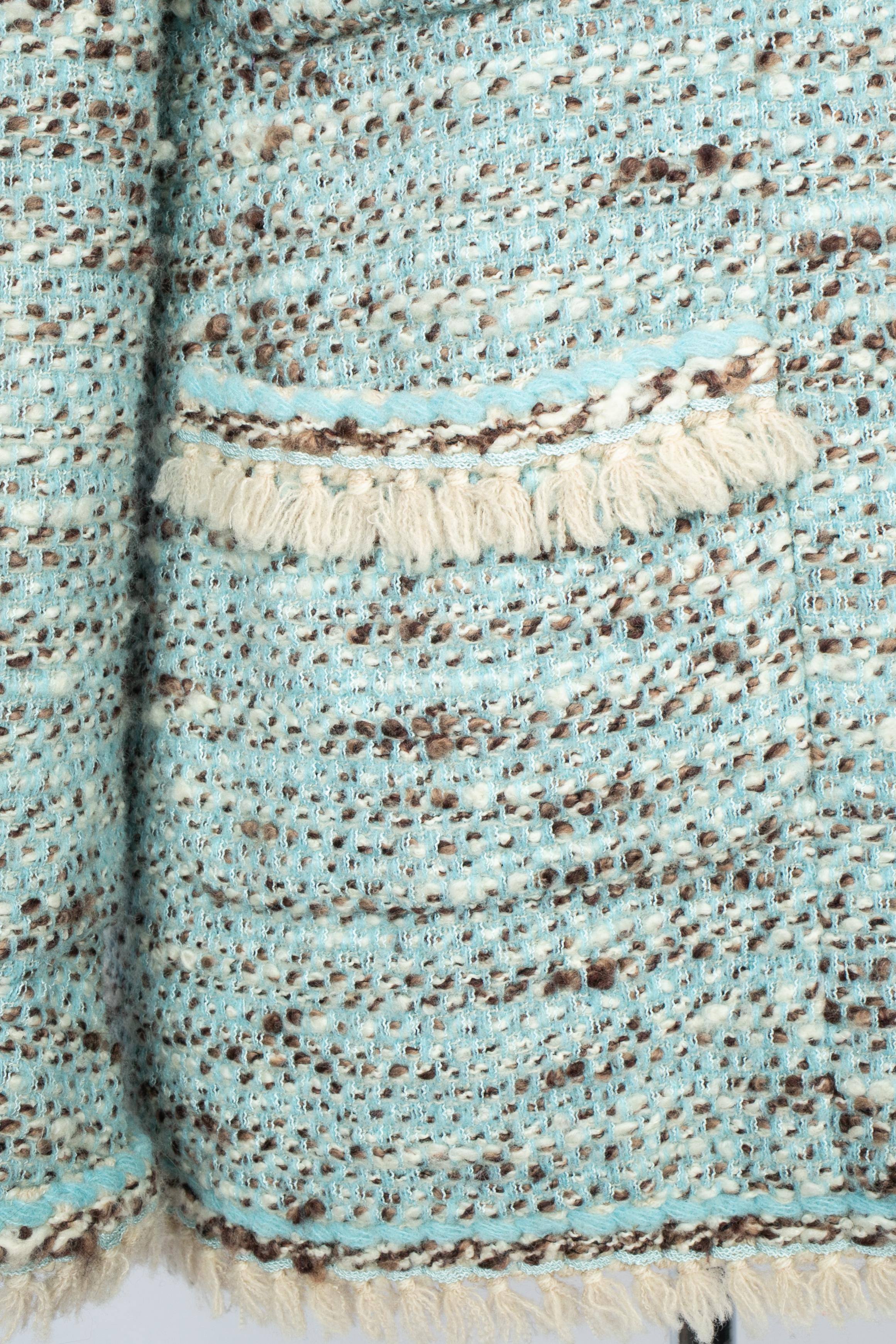 De las mujeres Chanel Haute Couture tweed jacket en venta