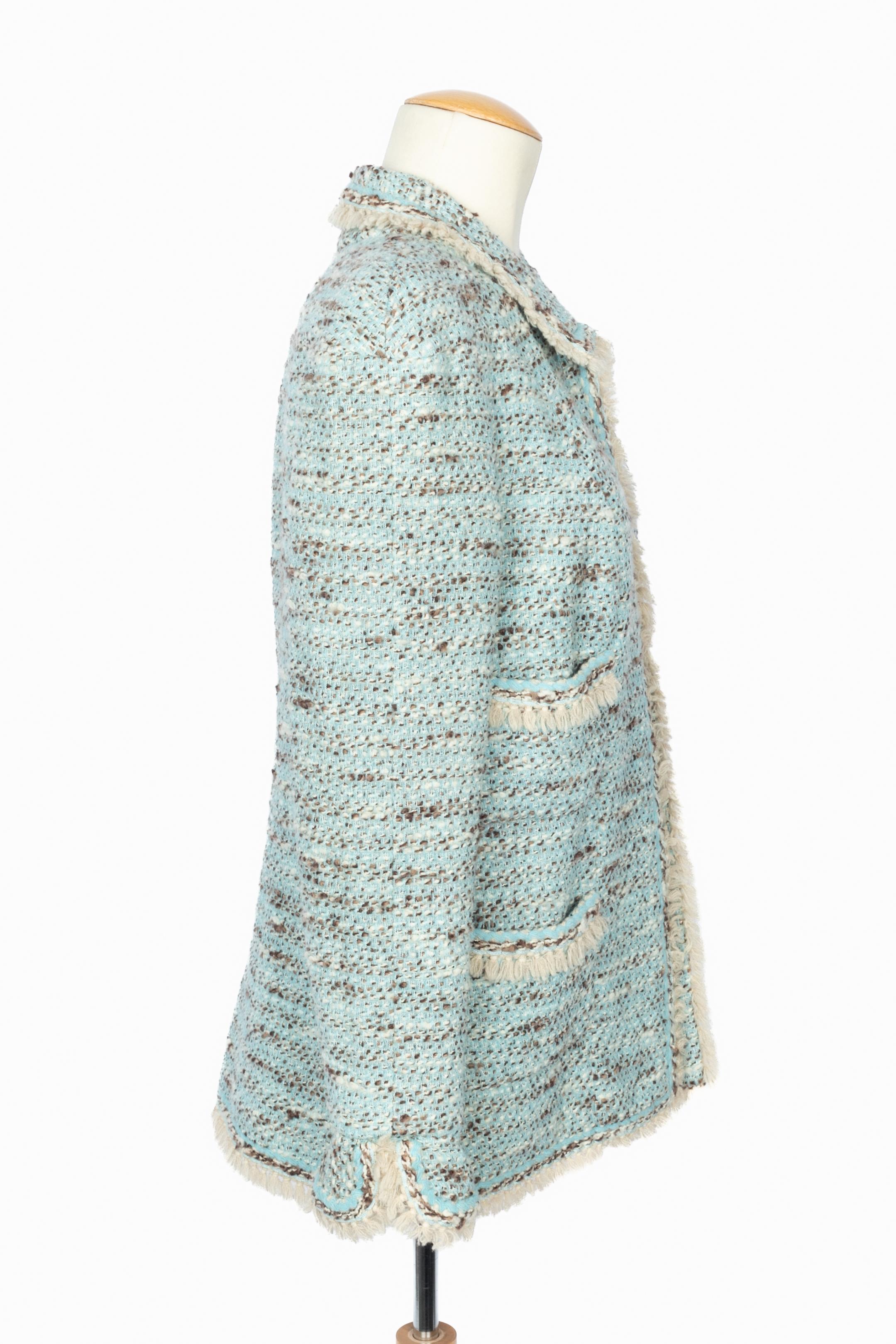 Chanel Haute Couture tweed jacket en venta 1