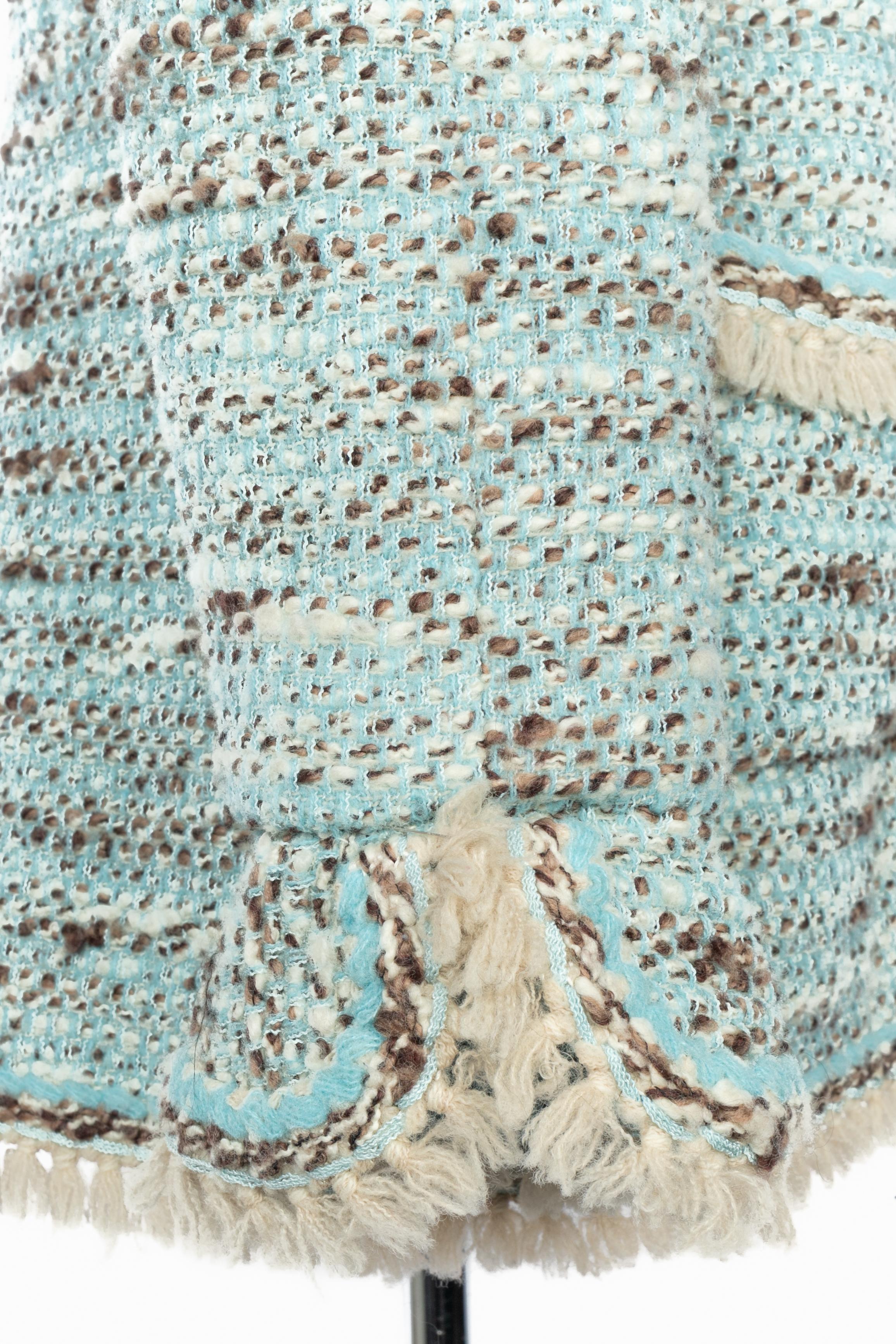 Chanel Haute Couture tweed jacket en venta 2