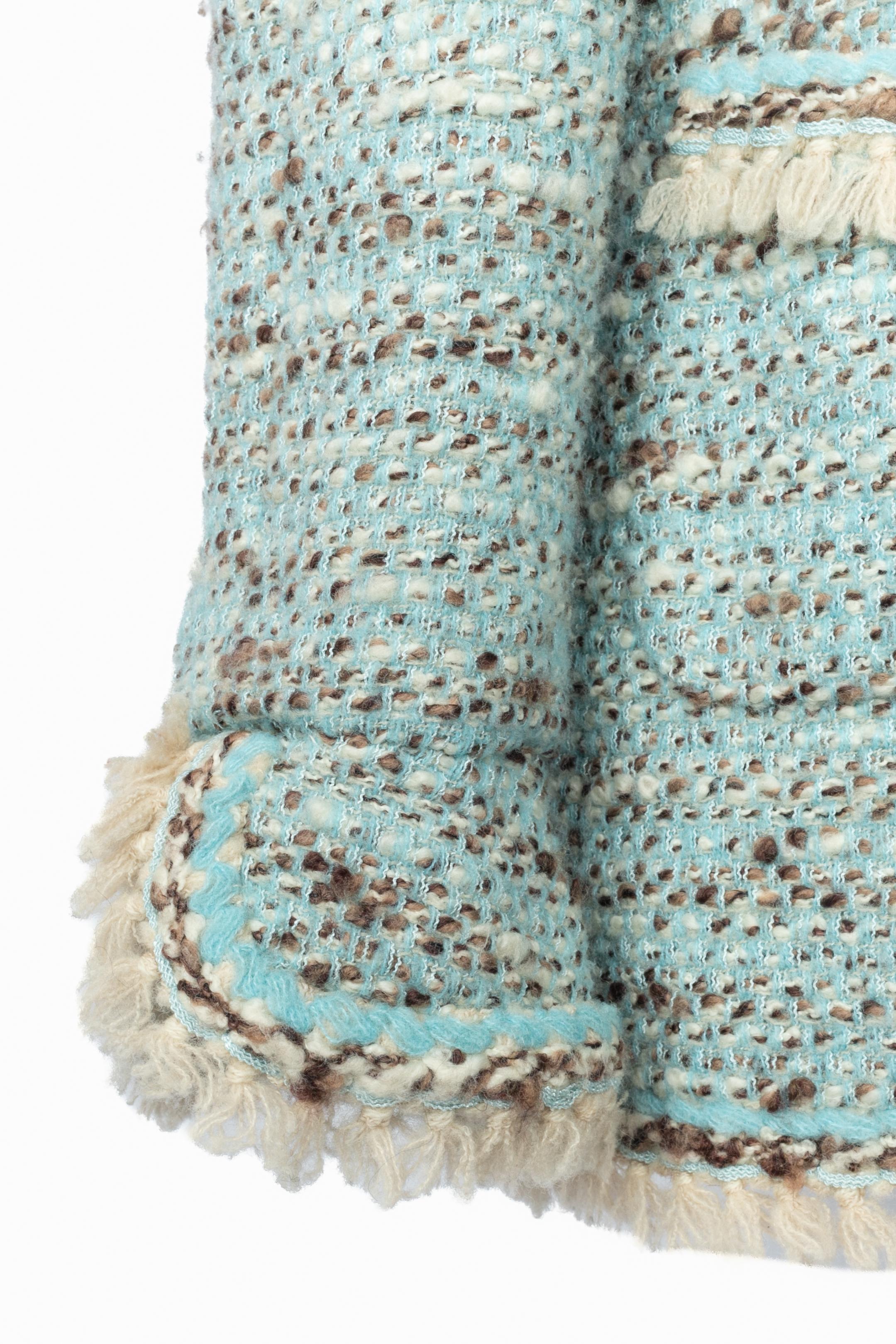 Chanel Haute Couture tweed jacket en venta 3