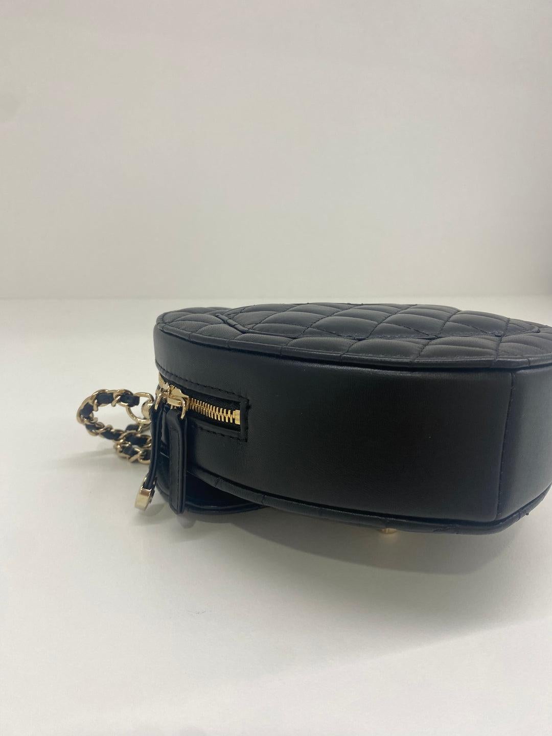 Chanel Heart bag black large CGHW 6