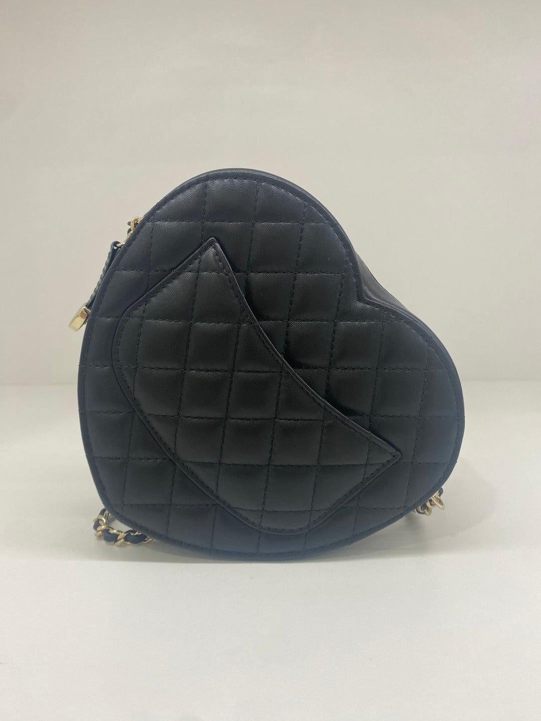 Chanel Heart bag black large CGHW 3