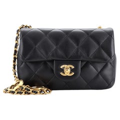 Chanel Heart Charms Flap Bag Quilted Lambskin Mini