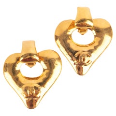 Chanel heart earrings Chanel heart earrings
