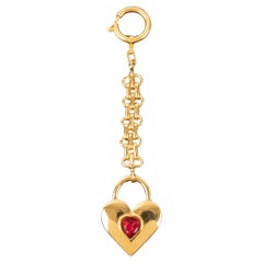 Chanel heart keyring 1988