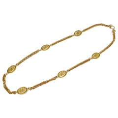 Chanel Heraldic Medallion Necklace